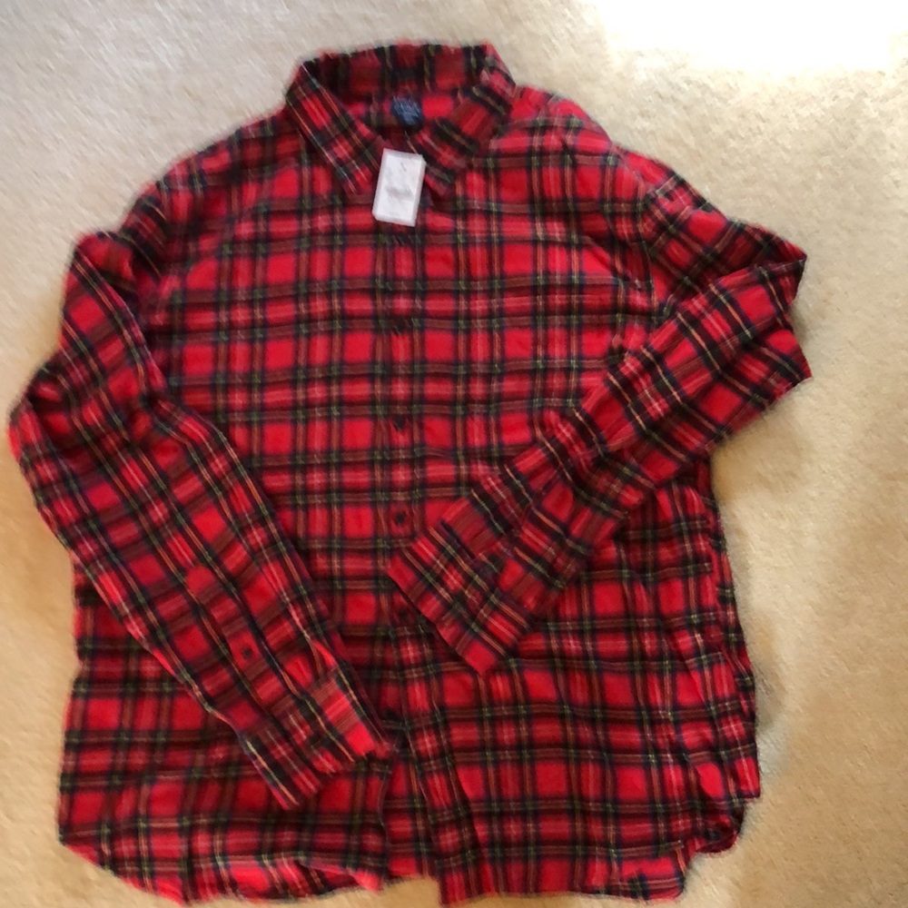 NWT JCrew Mens XXL FLANNEL